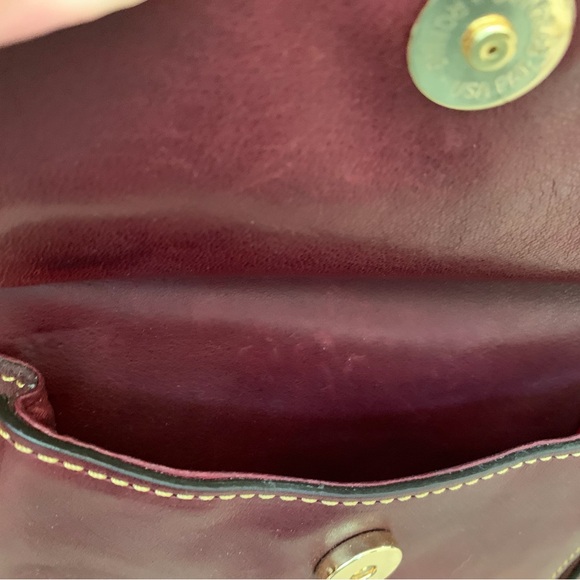 Dooney & Bourke Burgundy Florentine Leather Shoulder Bag - Picture 9 of 10